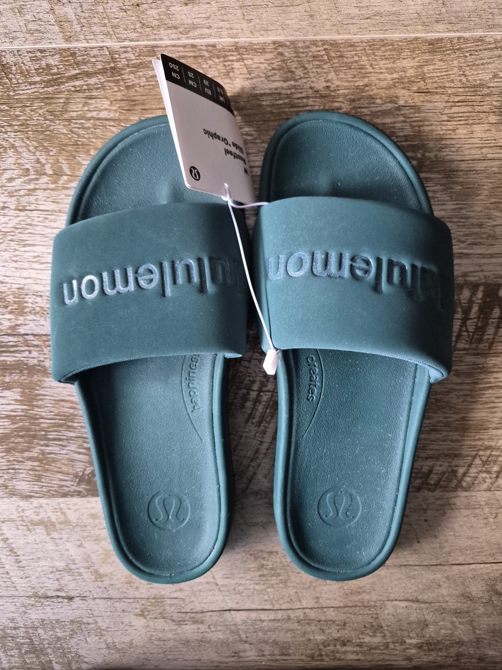 lululemon athletica RESTFEEL Teal Slide Sandals